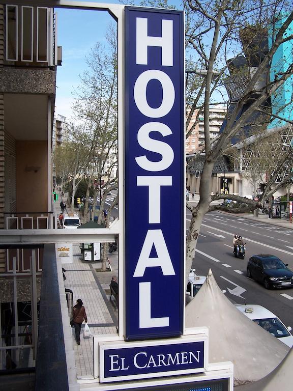Hostal El Carmen Zaragoza Dış mekan fotoğraf